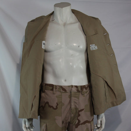 Genuine Surplus French Army Dress Jacket Uniform Smart Sand 40" Chest (3768)
