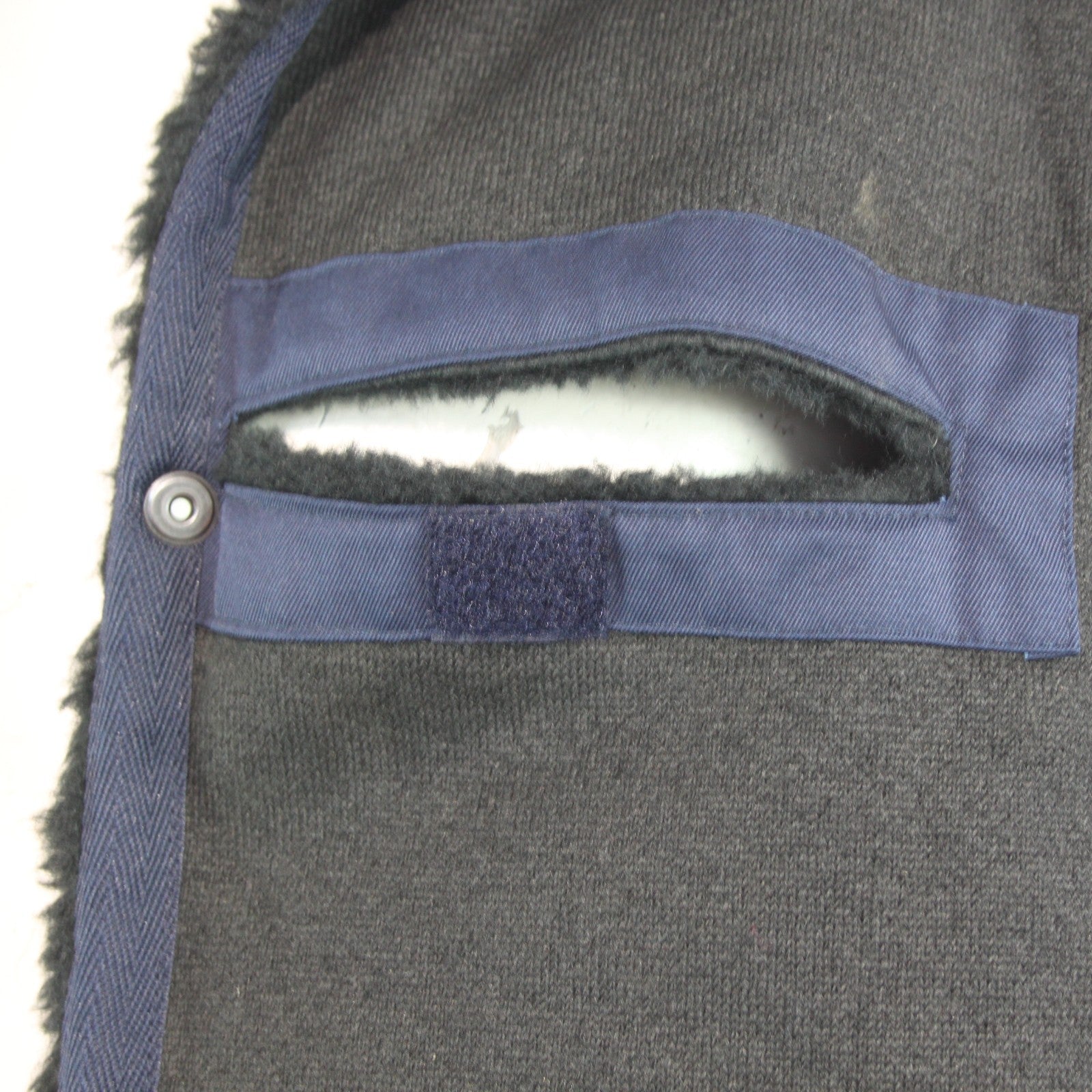 Genuine Surplus Dutch Army Parka Liner Thermal Faux Fur Navy 40-42" (3726)
