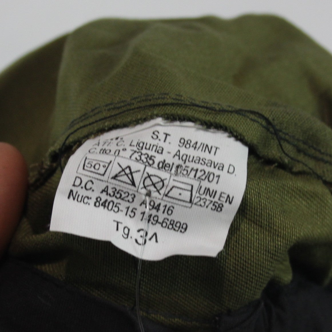 New Camo Cap Italian Army Woodland Peak Hat Genuine Surplus 56-60cm (4402)