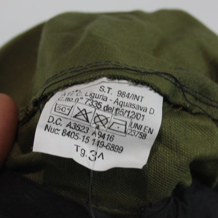 New Camo Cap Italian Army Woodland Peak Hat Genuine Surplus 56-60cm (4402)