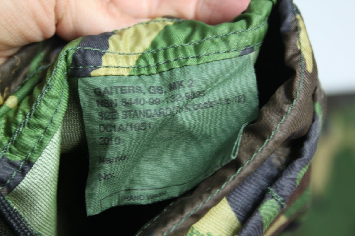Genuine Surplus British Army Military Waterproof Gaiters DPM Camouflage Camo