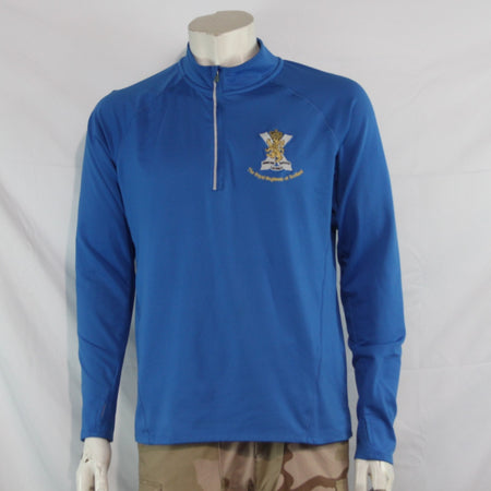 Genuine Surplus British Army Womens Training Top Scotland Blue Large (4303A)