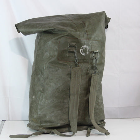 Waterproof Rubberised French Rucksack Roll Top Genuine Surplus  (4335)