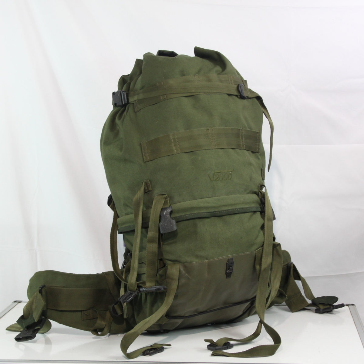 Genuine Surplus British Army Olive V2000 Bergen Rucksack Missing Lid 3813)
