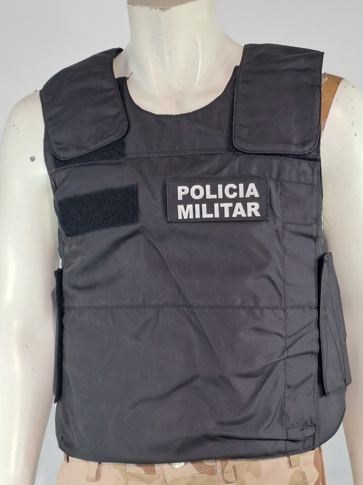 Spanish Police Body Armour Cover NEW Black Genuine Surplus (2373)