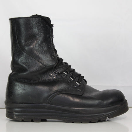 Genuine Surplus Swiss Army Black Leather Ranger Boots Grade 2 (3309)