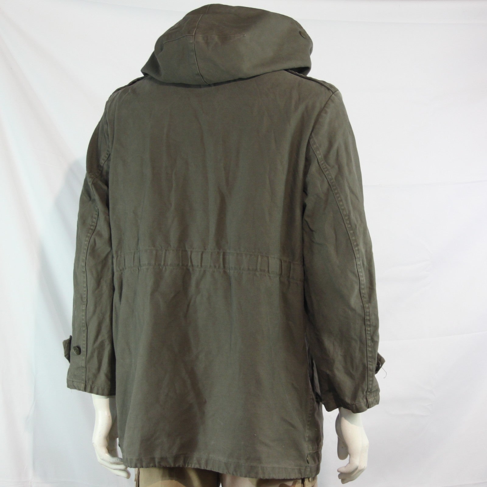 Genuine Surplus German Army Parka Olive Unlined Canvas Military Grade 2 (3746)