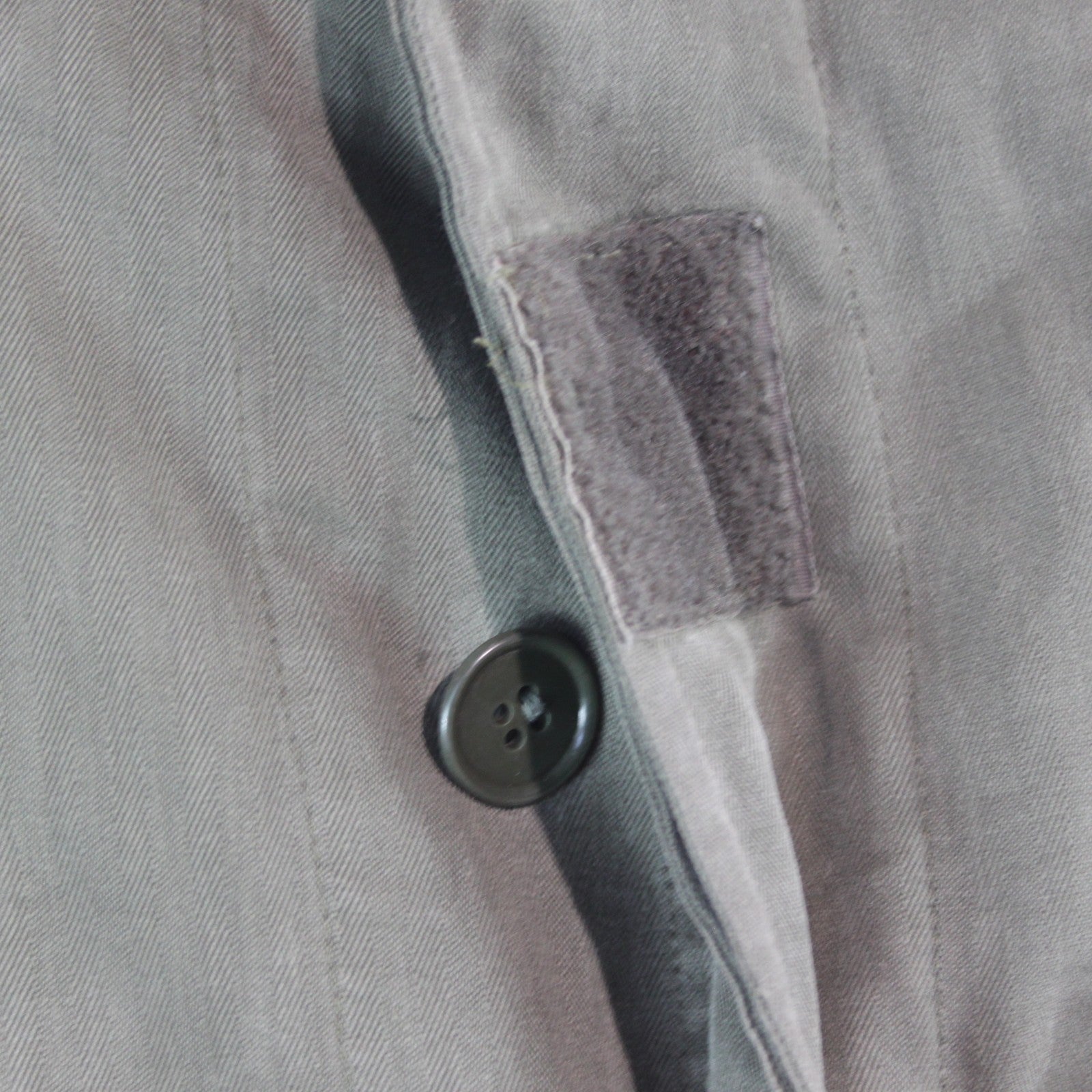 Genuine Surplus French Jacket Converted to Gilet Sleeveless Canvas 38-40"  (4128