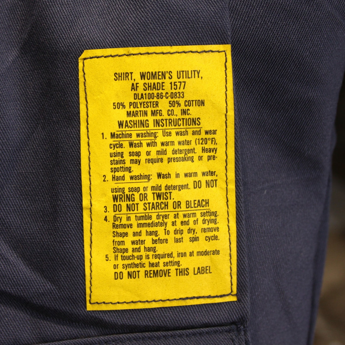 Womens US Naval Shirt Navy Utility Shirt Genuine Surplus  (4228)