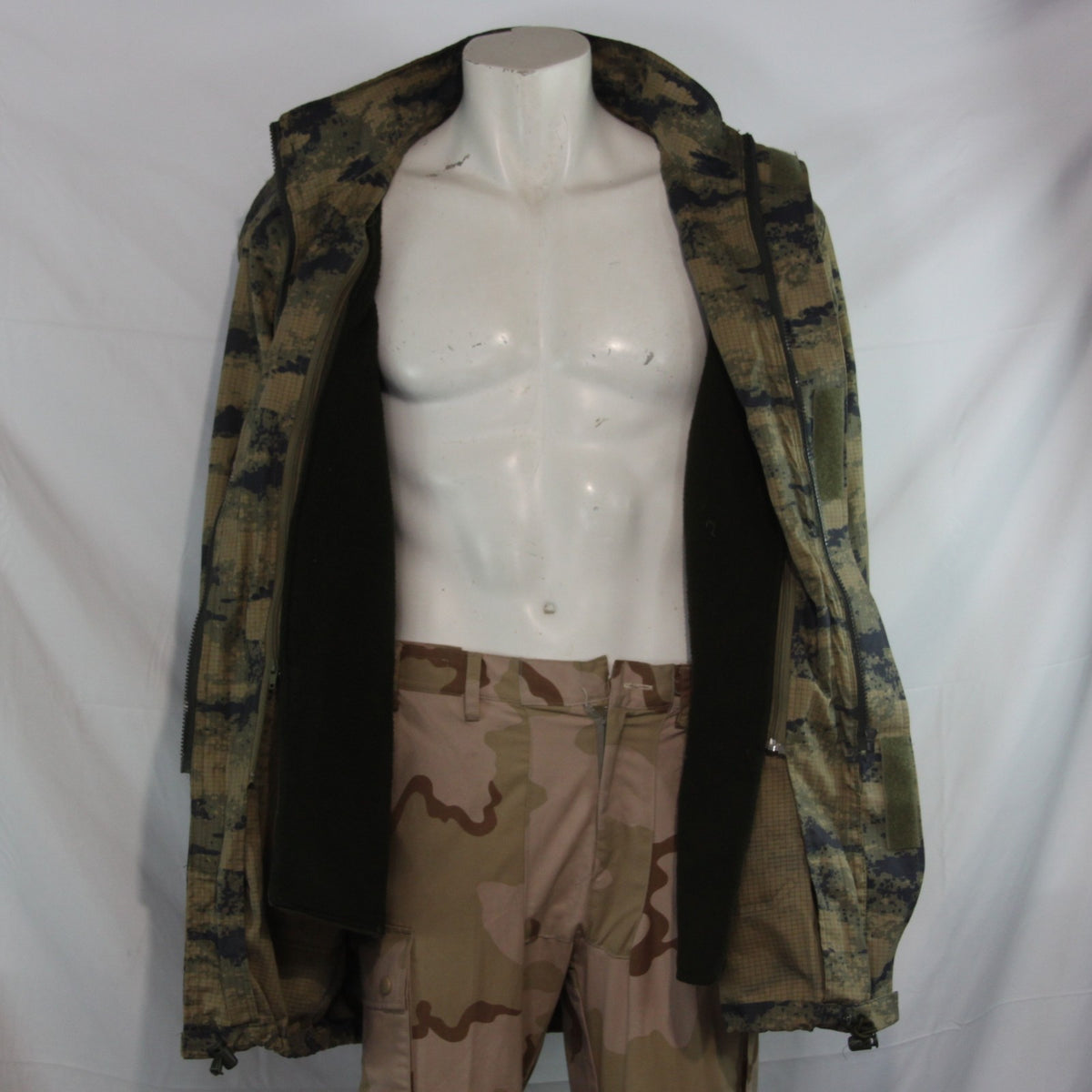 Genuine Surplus Turkish Airforce Parka Lined Digital Camo Coat Jacket (4316)