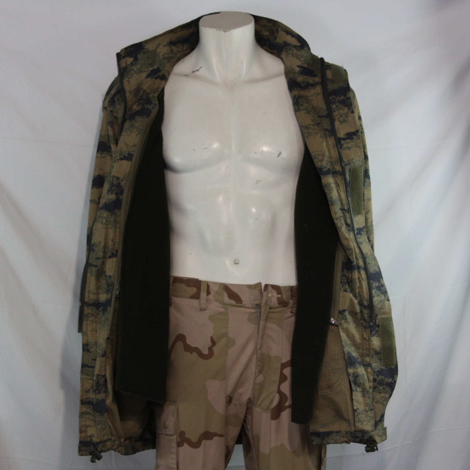 Genuine Surplus Turkish Airforce Parka Lined Digital Camo Coat Jacket (4316)