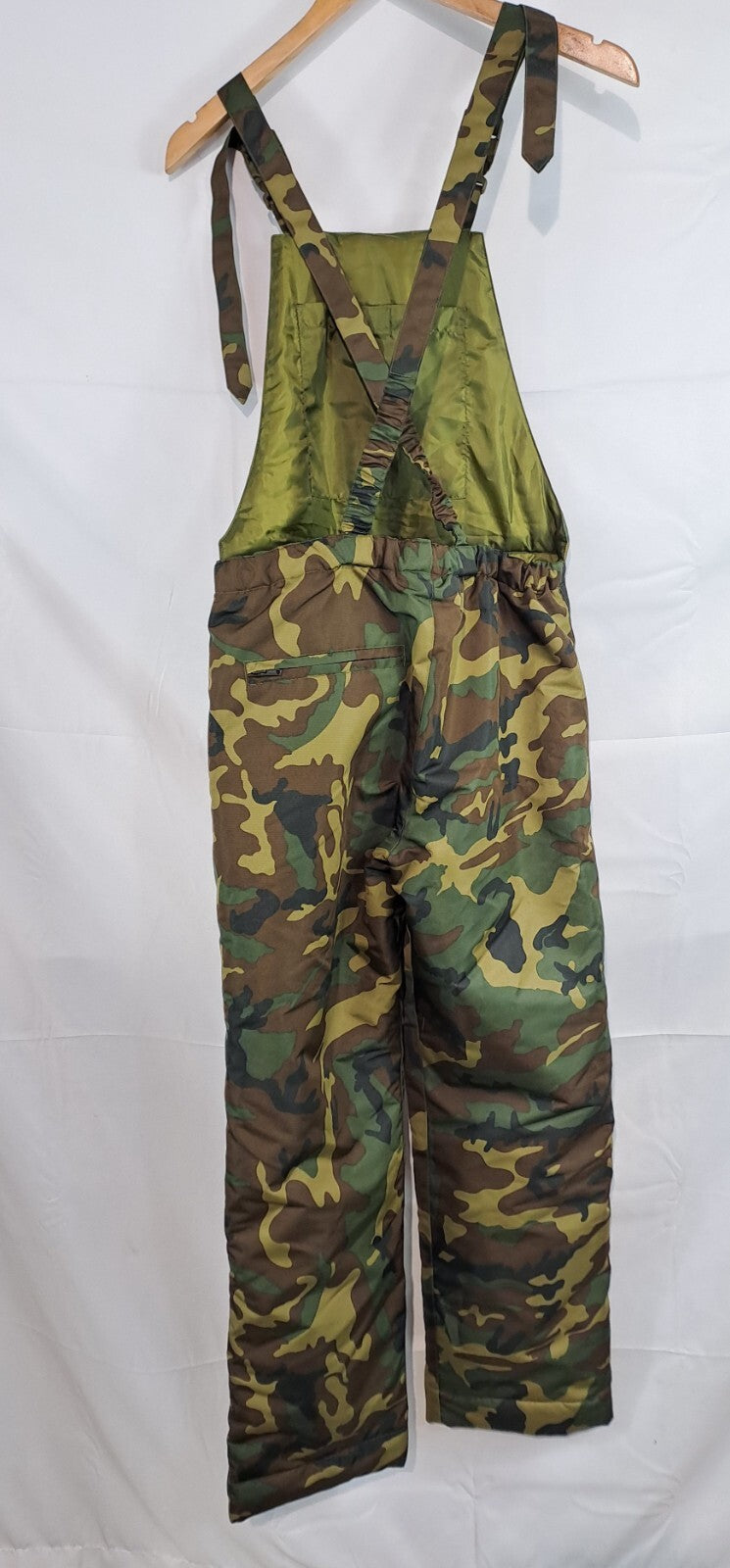 Genuine Surplus Spanish Army Camo Padded Winter Over Trousers 32" Waist (3028)