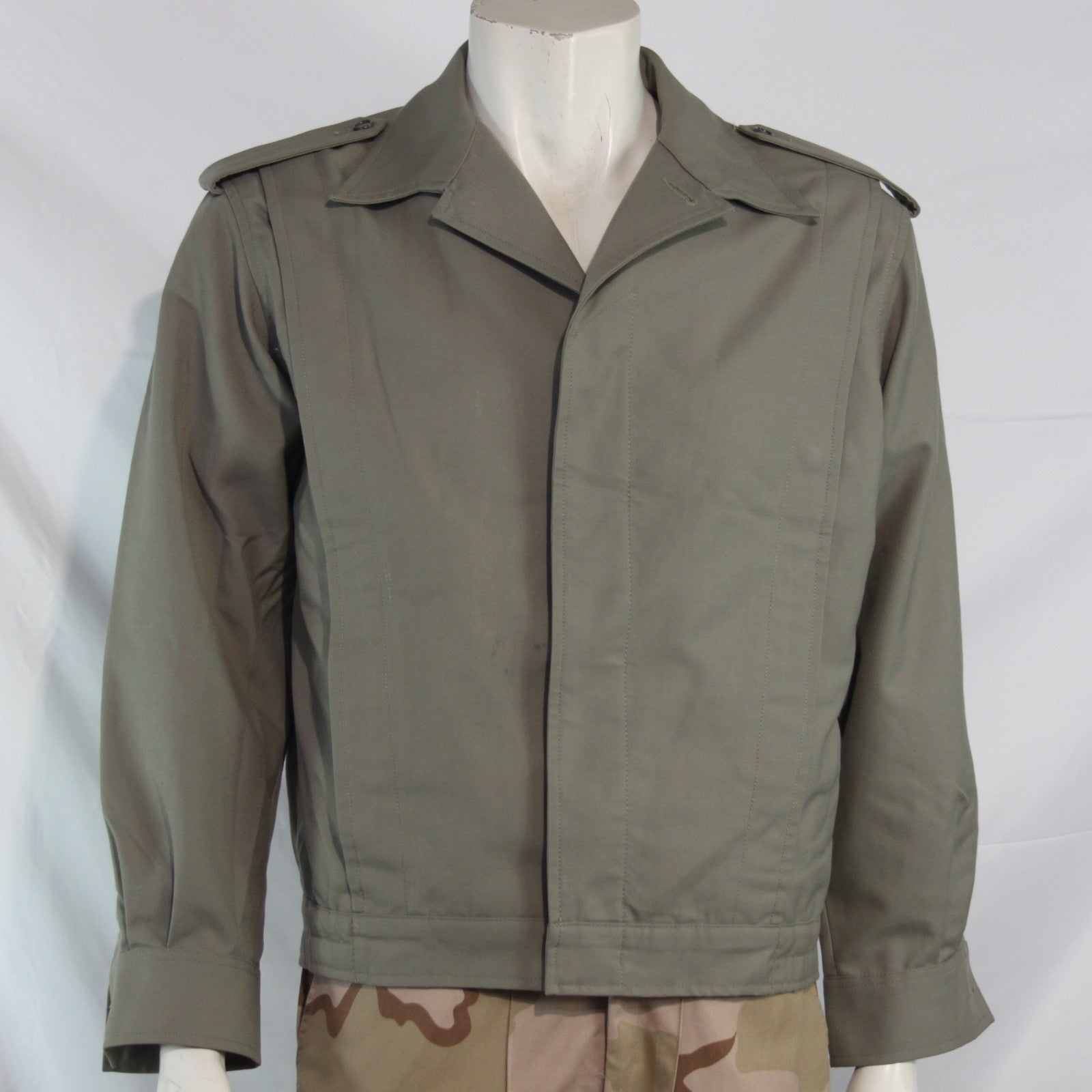 Genuine Surplus French Army Beige Ike Style Jacket Grade 2 38" Chest (3482)