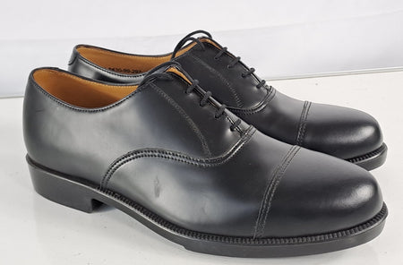 Genuine Surplus British RAF Mens Parade Shoes Formal Black Leather Supergrade