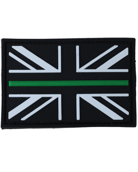 KT Thin Green Line NHS Nurses Doctors  PVC Rubber Morale Patch tactical hook 3D
