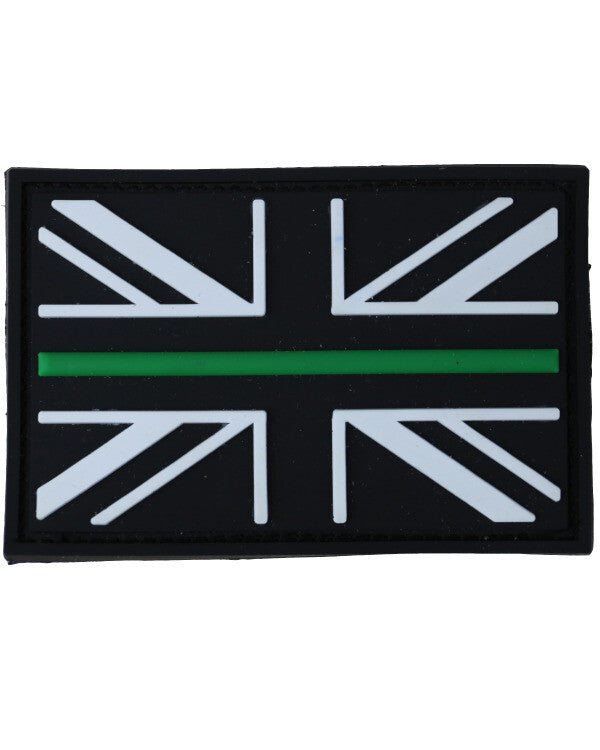 KT Thin Green Line NHS Nurses Doctors  PVC Rubber Morale Patch tactical hook 3D
