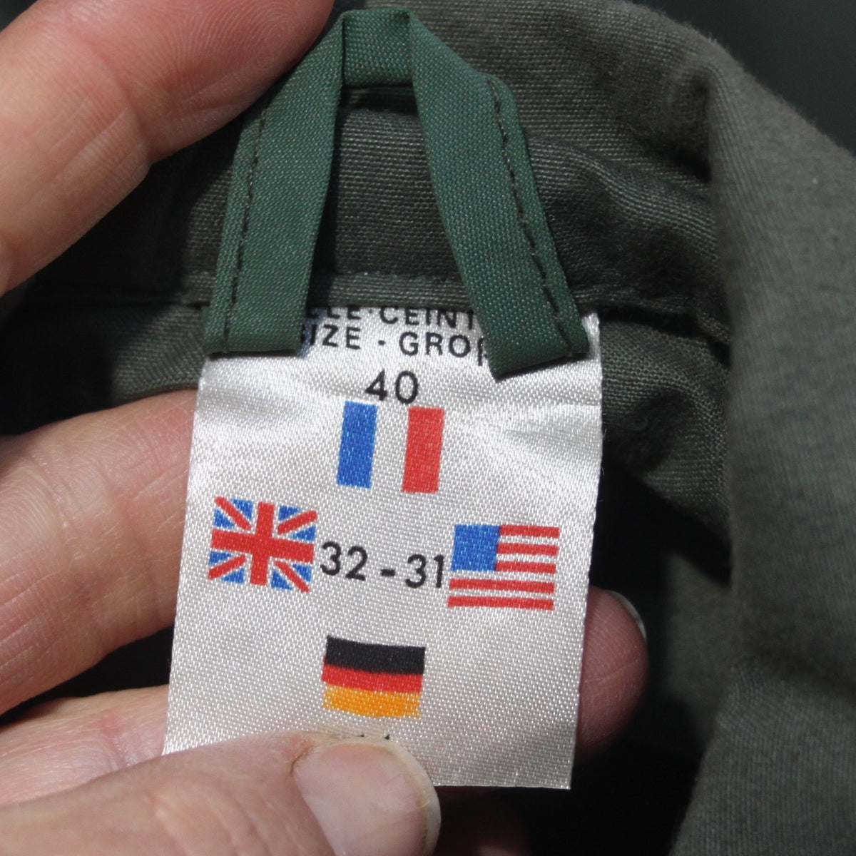 Vintage French Hunting Jacket 32-34" Chest Padded Shoulders Faded (4037)