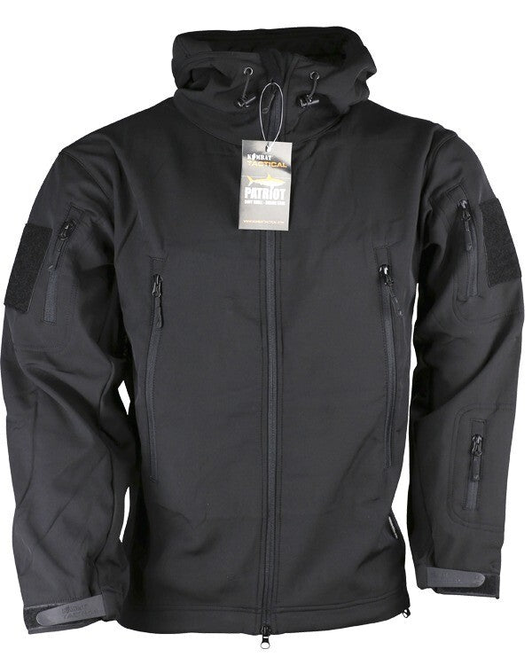 End of Line KT Patriot Softshell Jacket Black Green Camo Tactical military