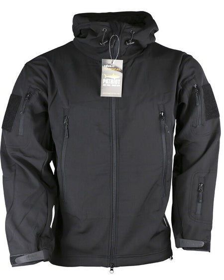 End of Line KT Patriot Softshell Jacket Black Green Camo Tactical military
