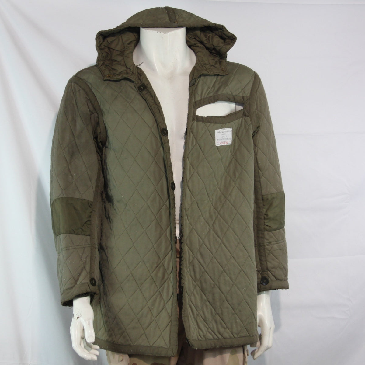 Vintage RAKA Army Parka Liner Genuine Surplus Thermal Quilted 38-40" (3729)