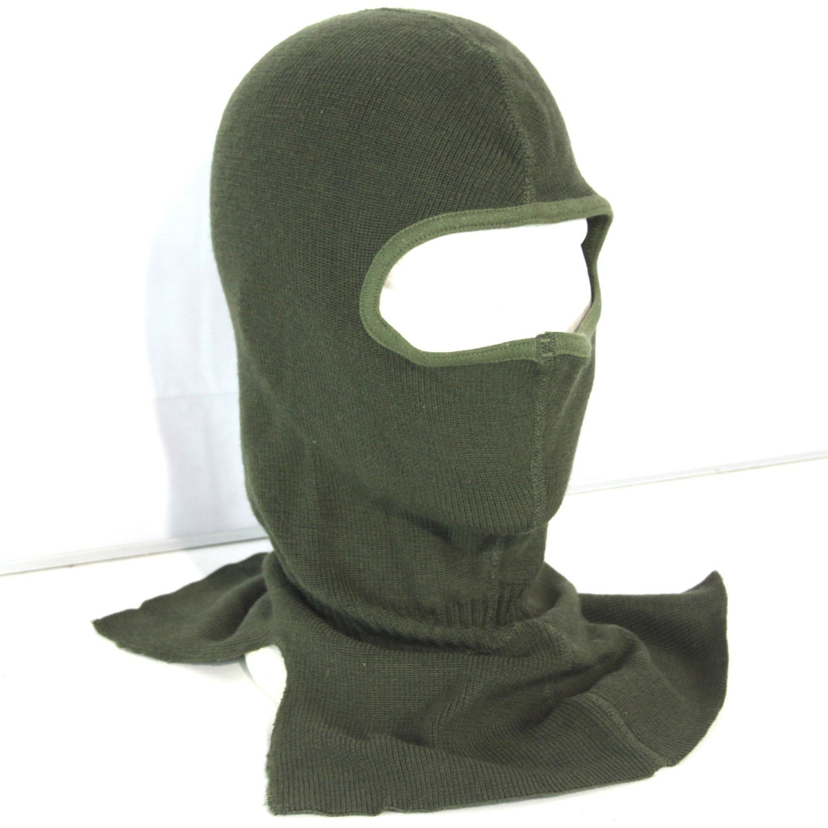Genuine Surplus Dutch Military Winter Balaclava Wool Mix Olive (4201)