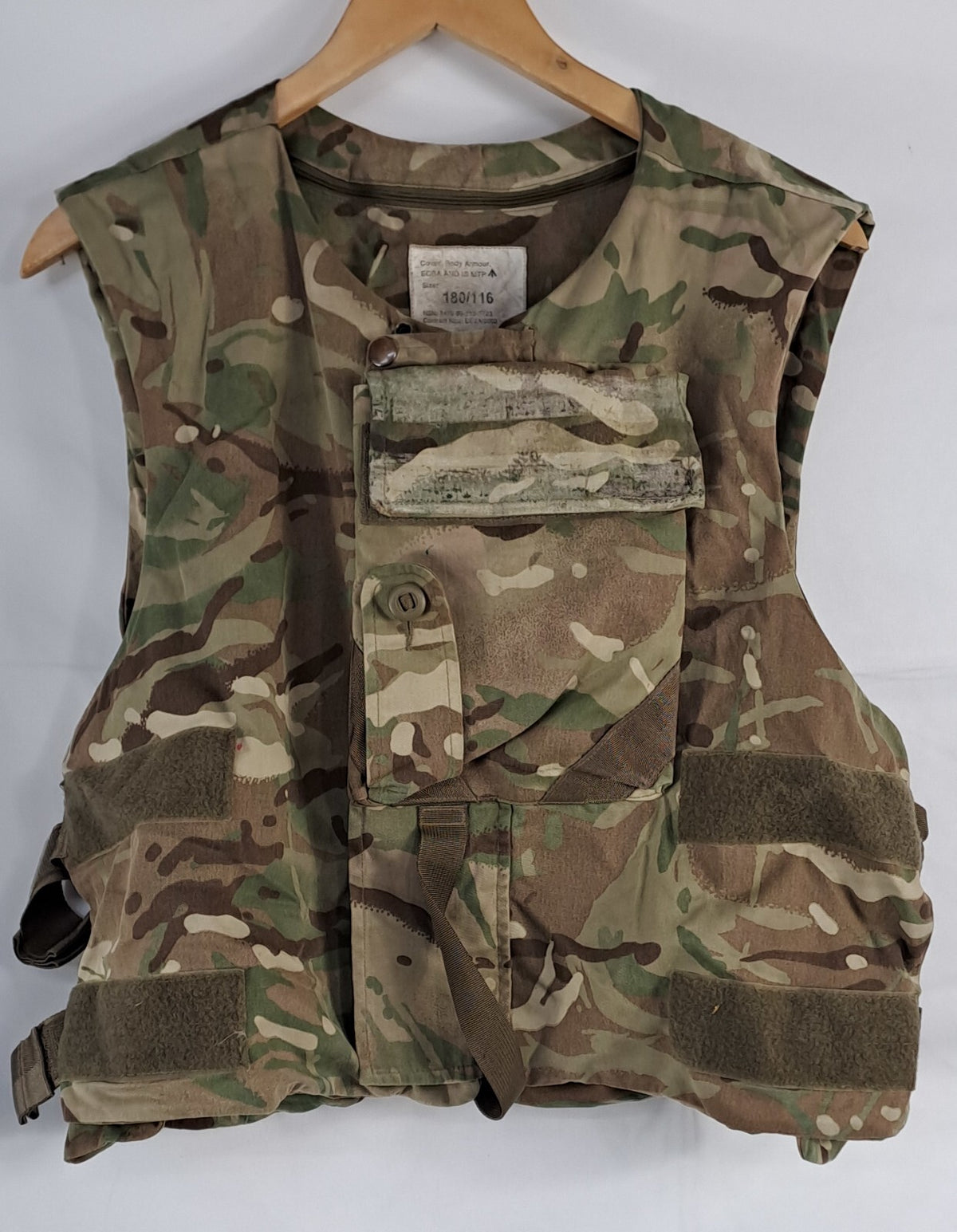 Genuine Surplus British MTP Camo Body Armour Plate Cover Vest XXL 116  (2756)