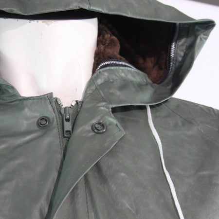French Army Foul Weather jacket Waterproof Faux Fur Lined 40-42" (4310)