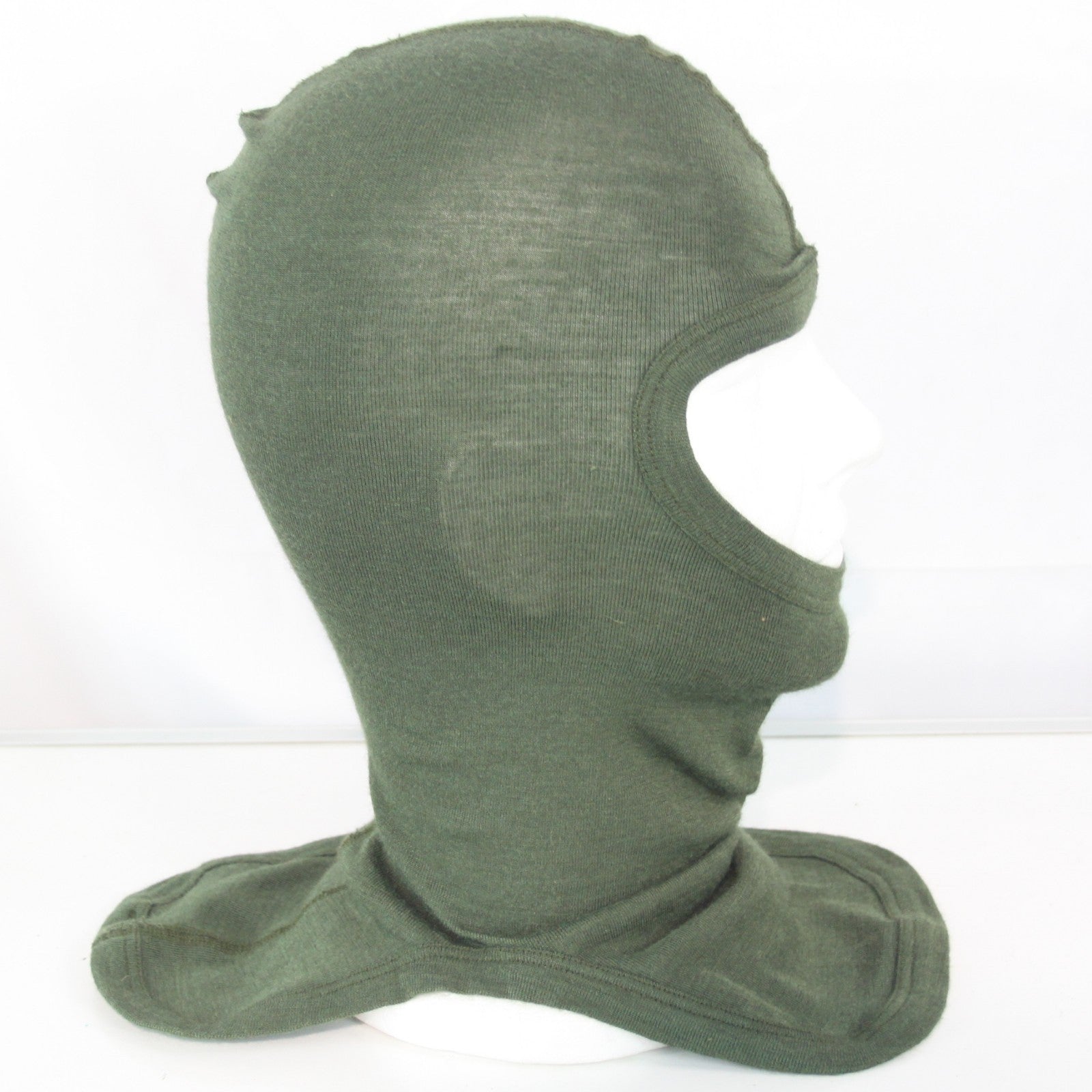1990sGenuine Surplus French Army Military Balaclava Kermel FR Knitted Olive 3952