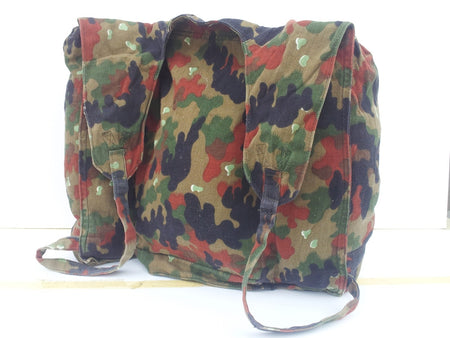 Vintage Genuine Surplus Swiss Army Military Alpenflage Camo Backpack (4005)