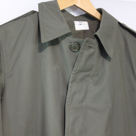 Mens French Army Raincoat Overcoat Genuine Surplus Khaki Grey 34" Chest (3514)
