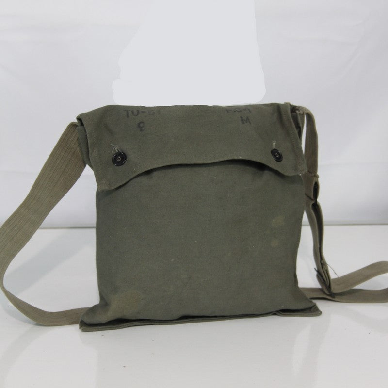 Genuine Surplus Vintage Army Military Small Side Bag Canvas Olive (3434)