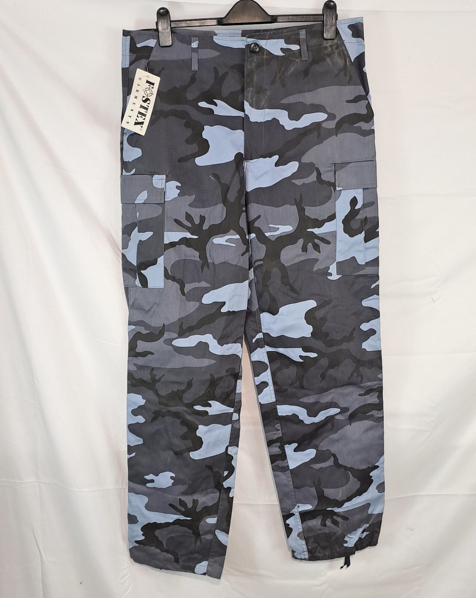 Genuine Surplus Fostex Blue Urban Midnight Camouflage trousers Camo (3127)