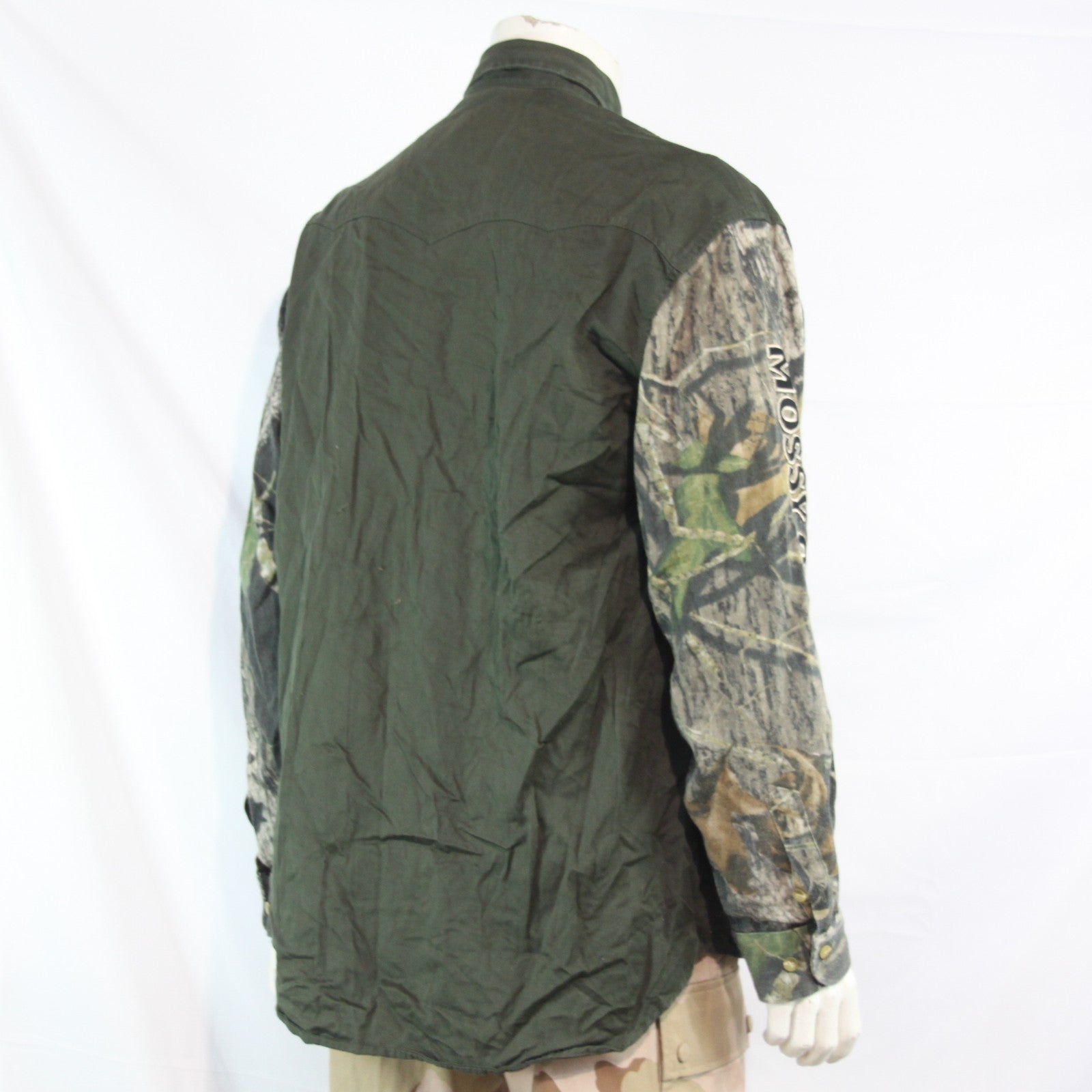 Mossy Oak Brushed Cotton Hunting Camouflage Shirt camo L 42-44" Chest (3606)