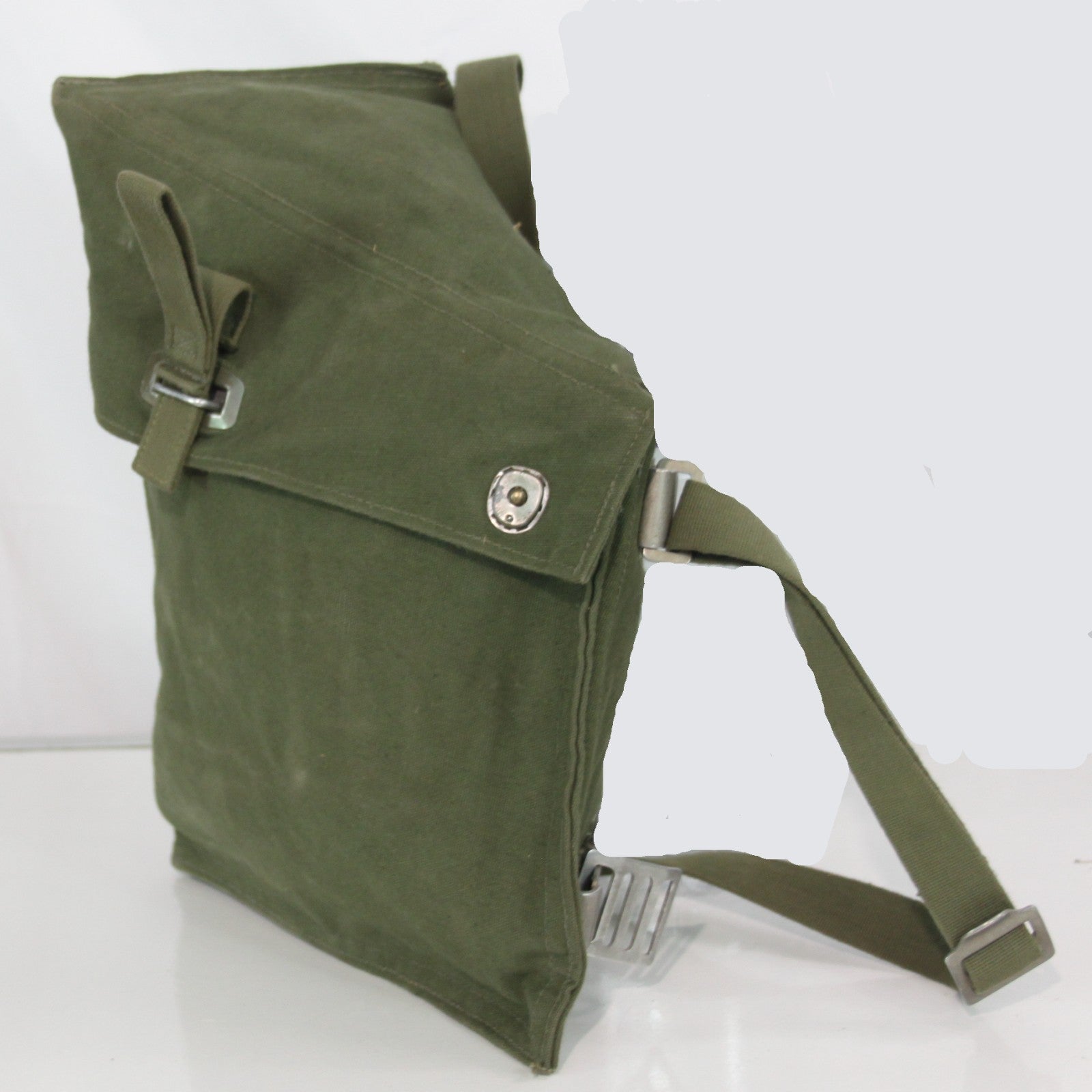 Genuine Surplus Swedish Military Side Bag Canvas Modified (3396)