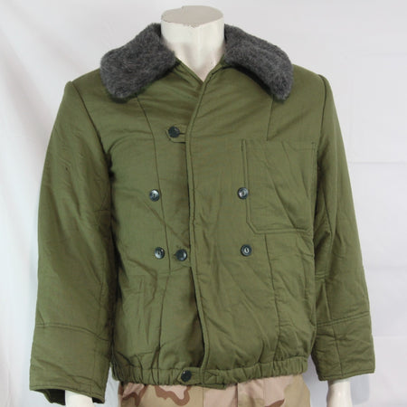 Genuine Surplus Hungarian Army Parka Jacket Liner Padded FFur Collar 36" (3745)