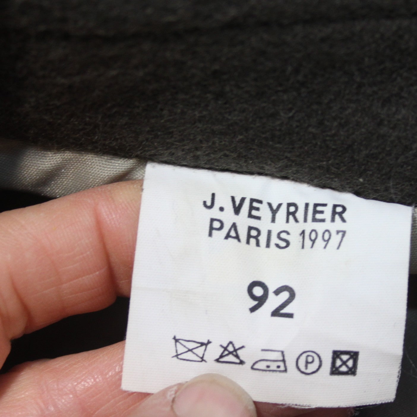 Mens French Army Winter Overcoat Genuine Surplus Thermal 42-44" Chest (3641)