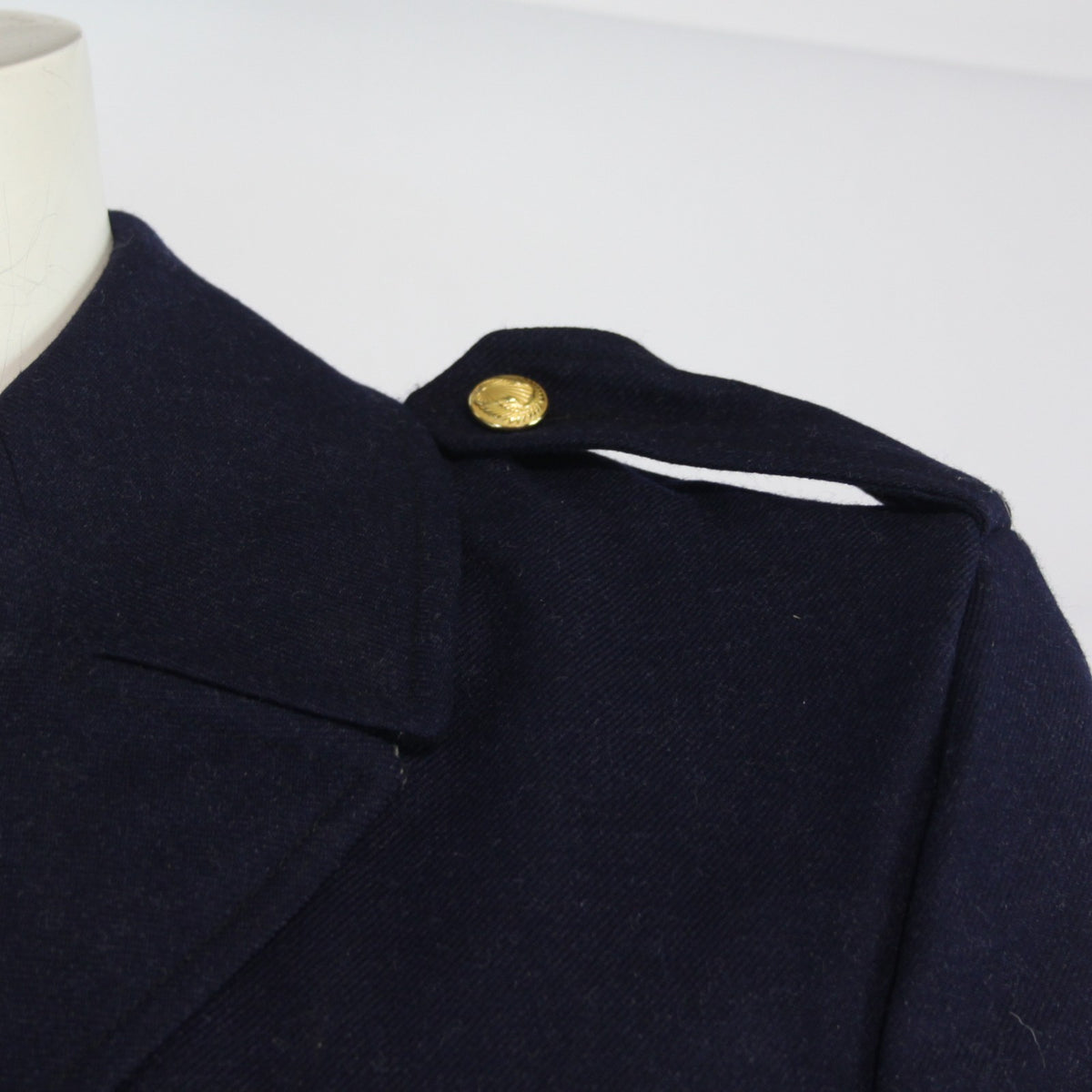French Airforce Overcoat Navy Blue Genuine Surplus Coat 36-38" Chest (3804)