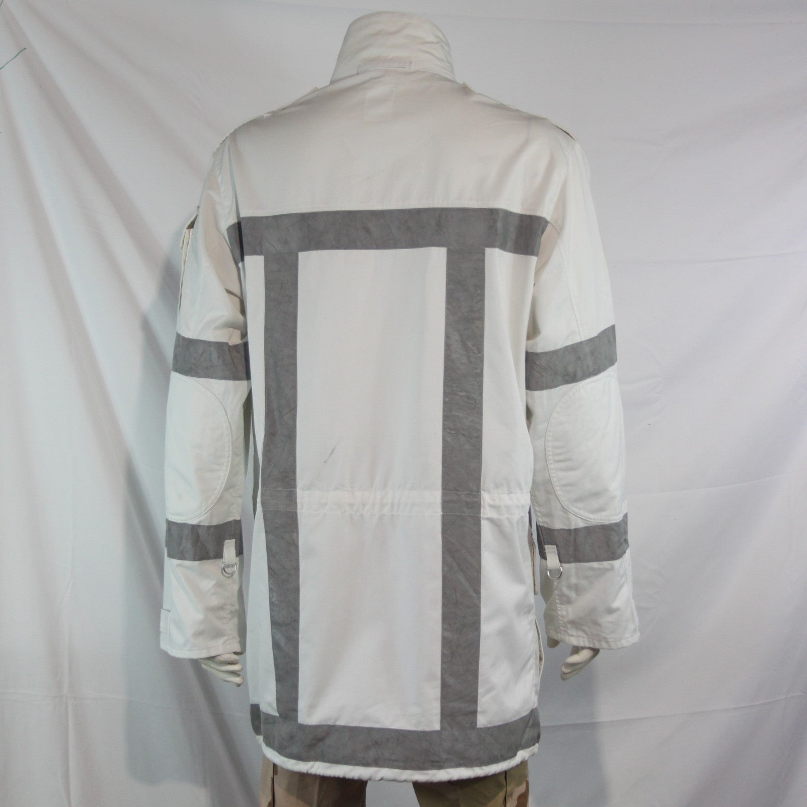 Dutch Army Parka White Reflective Strips Unlined 40-42"Genuine Surplus (4117)