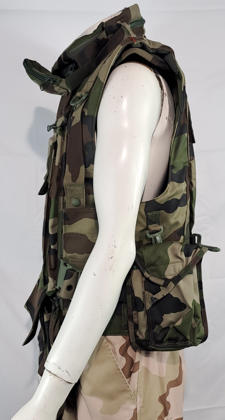 Genuine Surplus French Body Armour Plate Cover Woodland Camo Medium (2388)