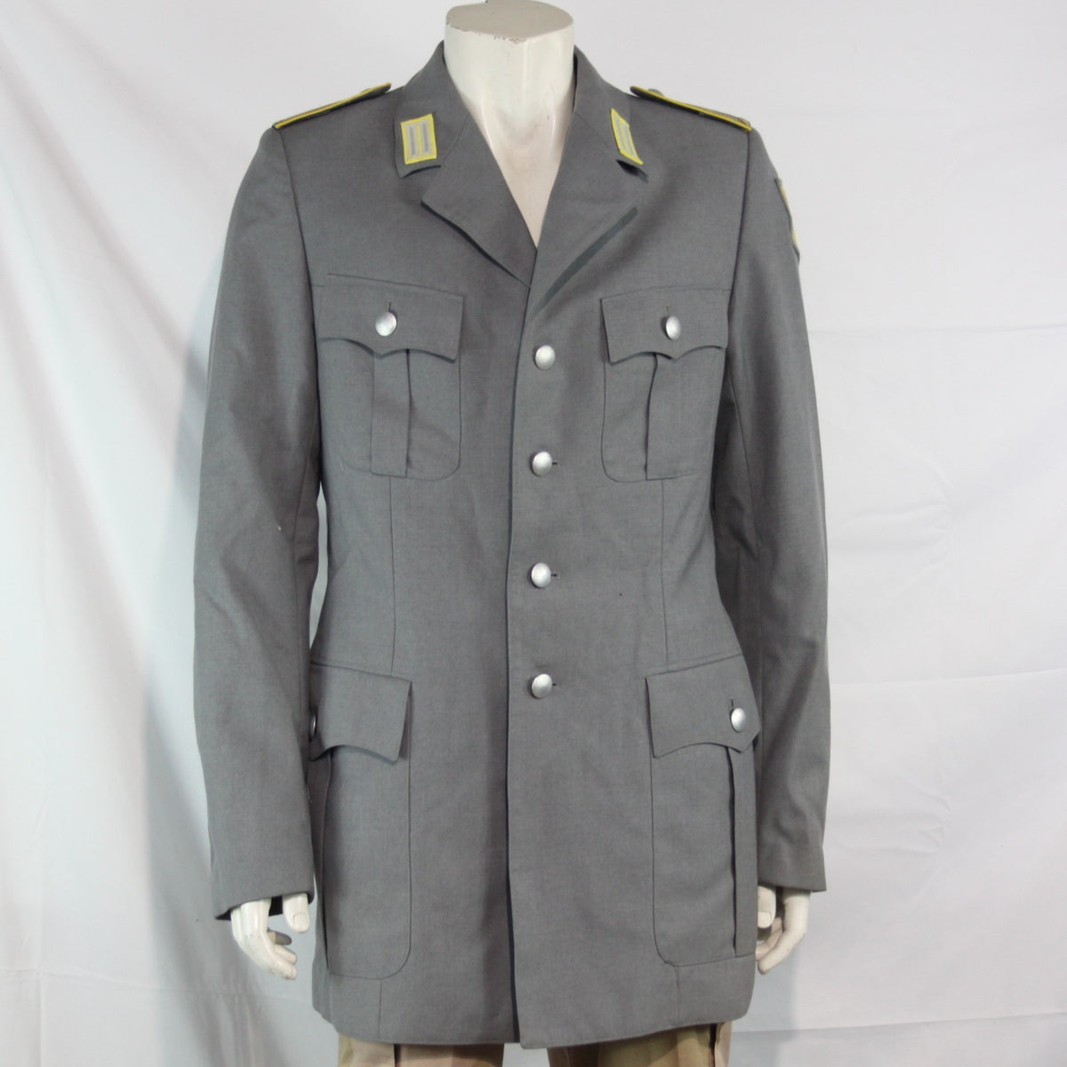 Genuine Surplus German Army Grey Dress Uniform Jacket Mens 40" Tall  (3592)