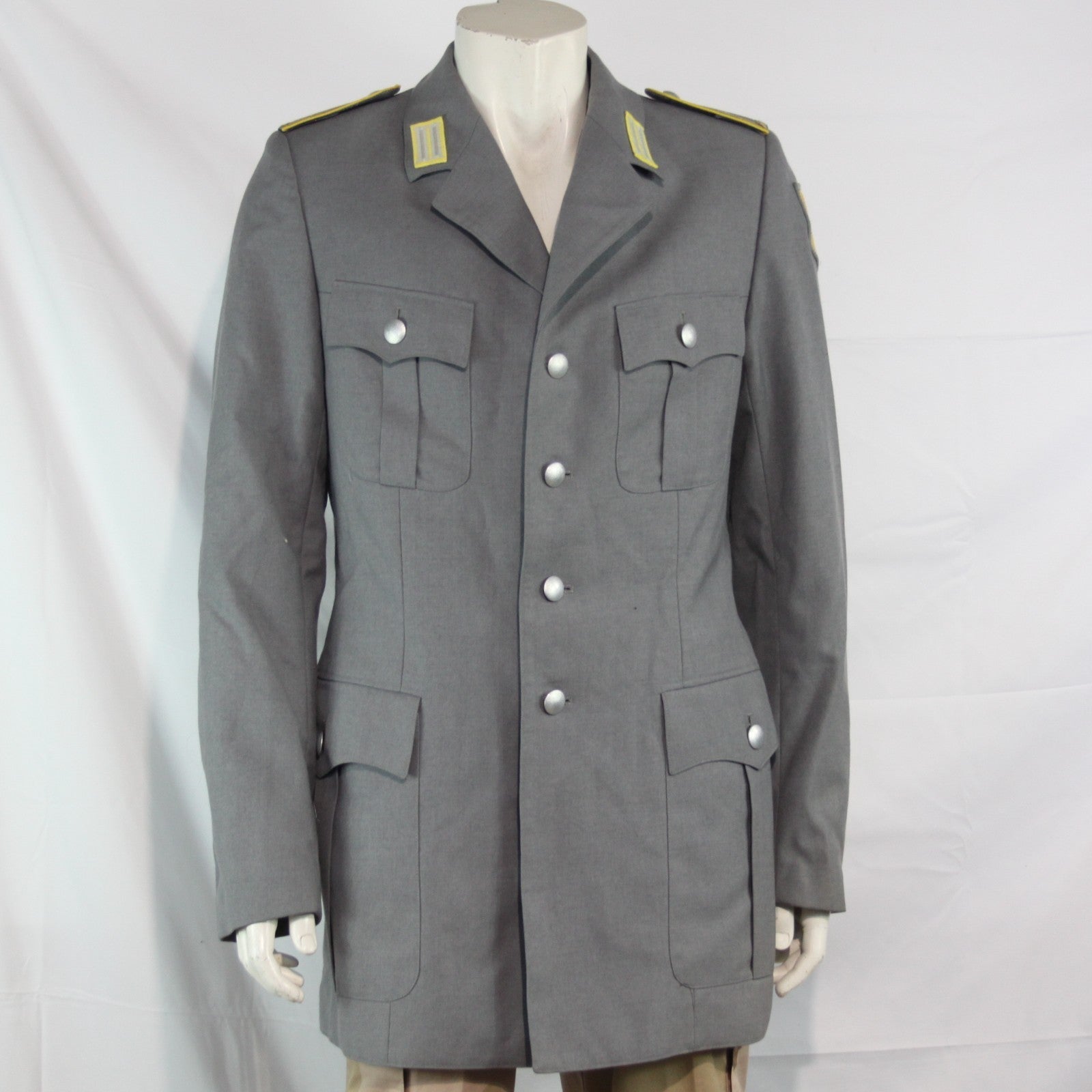 Genuine Surplus German Army Grey Dress Uniform Jacket Mens 40" Tall  (3592)