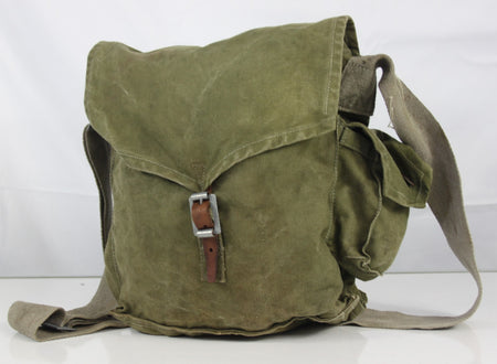 Genuine Surplus Vintage Hungarian Army Bread bag Side Bag Cotton Canvas  (1186