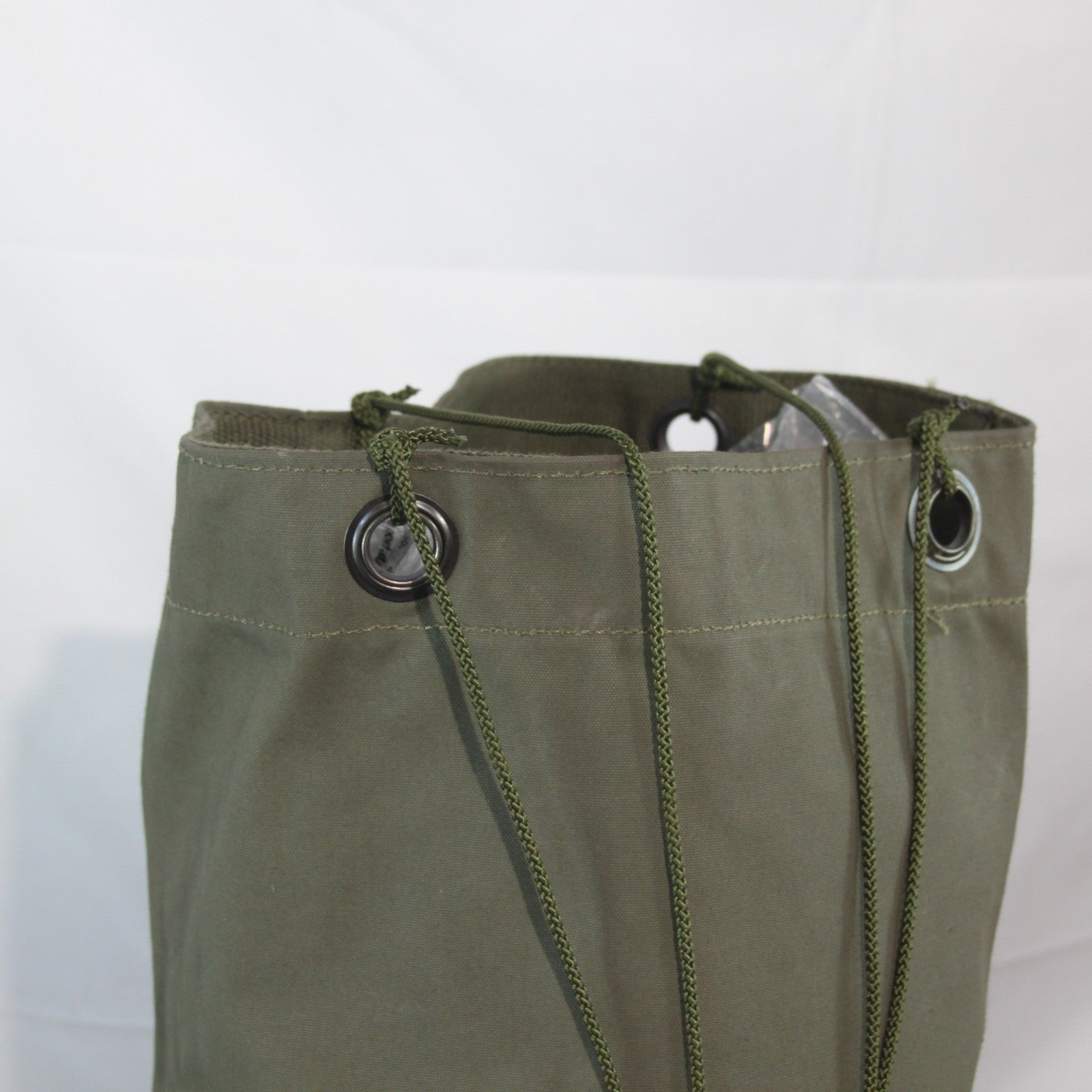 Genuine Surplus French Army Long Bag Cotton Canvas Kit Bag Kickbag (4244)