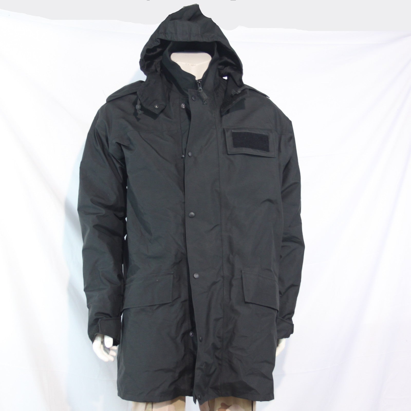 Waterproof Breathable British Police Rain Jacket with Liner Black 46-48"  (3881)