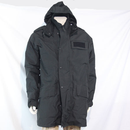 Waterproof Breathable British Police Rain Jacket with Liner Black 46-48"  (3881)