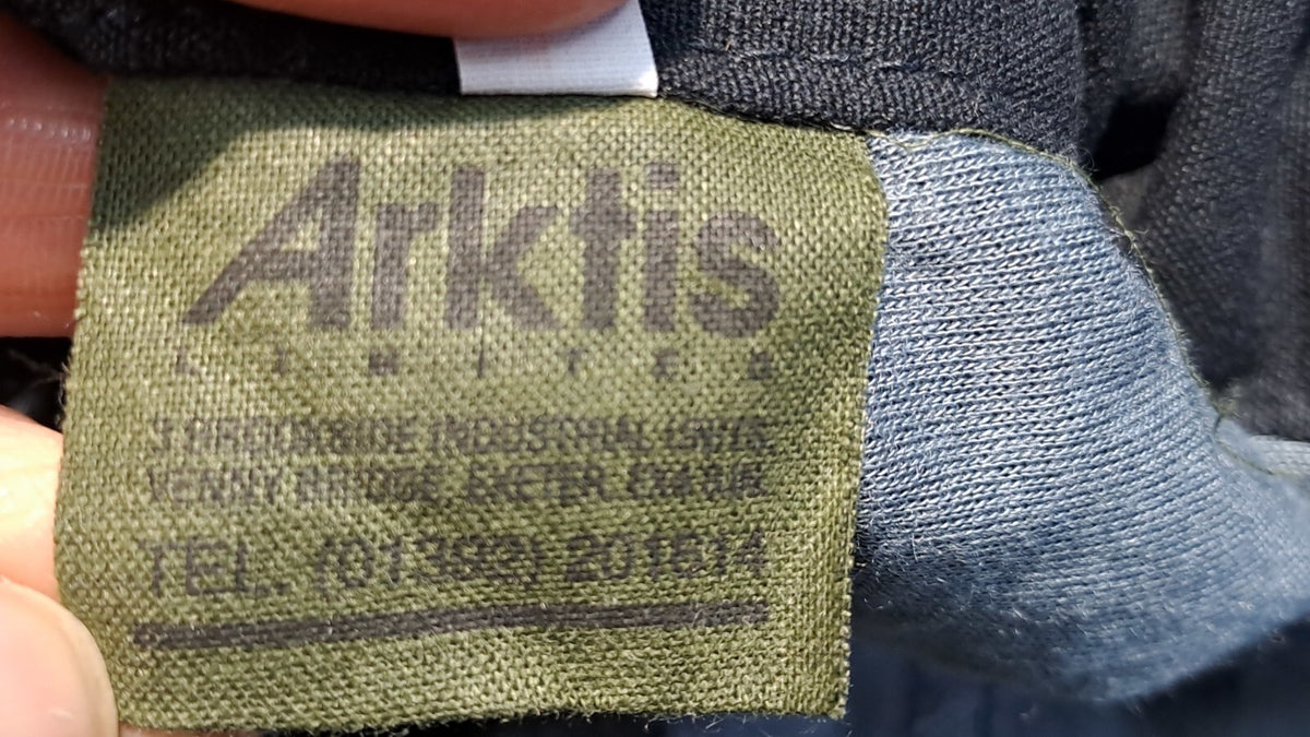 Arktis Fully Lined Black Winter Over-Trousers Ripstop Side Zips 36-38" (2708)
