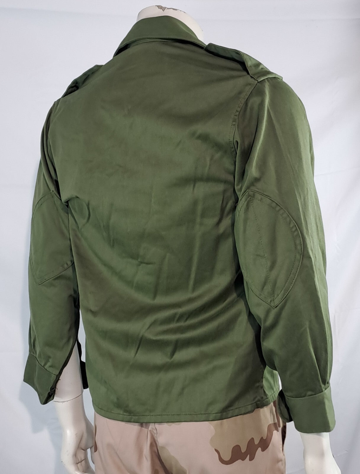 Genuine Surplus Spanish Army Heavyweight Shirt Green 36-38" XShort (2402)