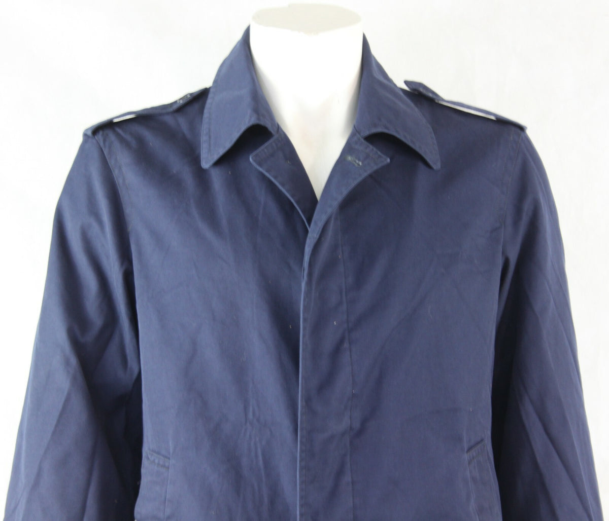Genuine Surplus French Army Raincoat Mac overcoat 33" Chest Short (617)