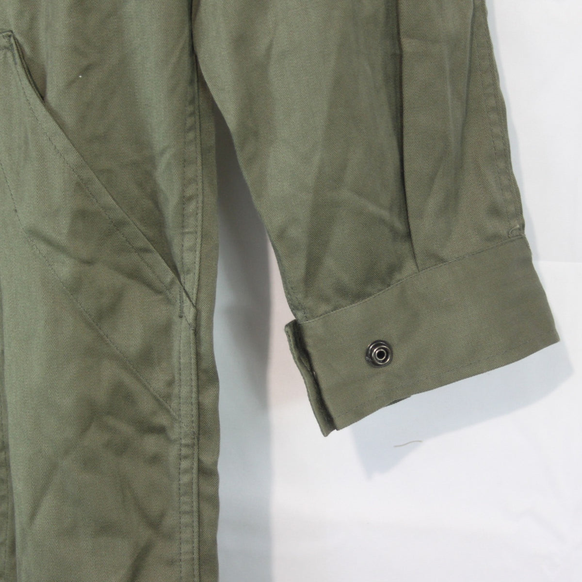 French Army Coverall Olive Green Genuine Surplus 38" Chest Tall (4166)