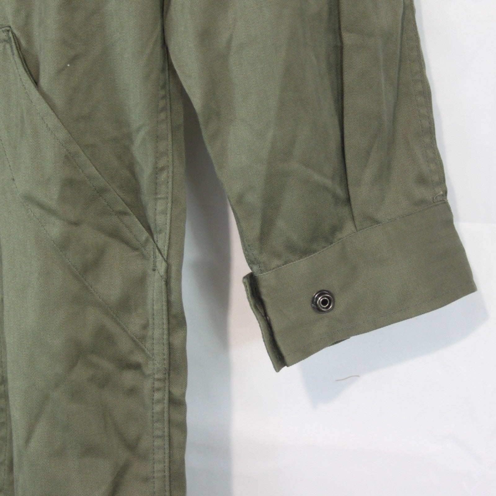 French Army Coverall Olive Green Genuine Surplus 38" Chest Tall (4166)